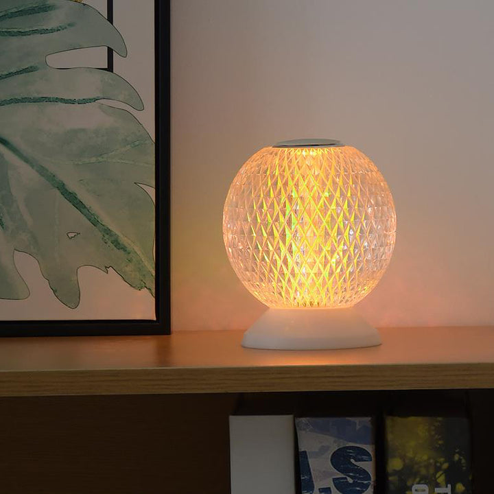 Lampe de table LED design lune acrylique créative 
