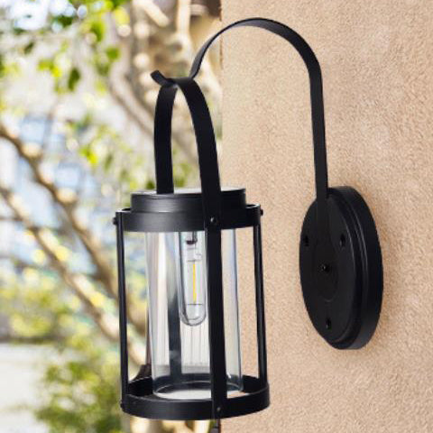 Solar wasserdichte tragbare LED-Außenwandleuchte 