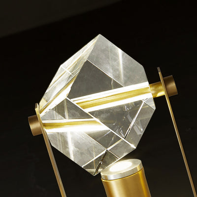 Industrielle Deckenleuchte mit All-Kupfer Blasenkristallkugel Design und LED 