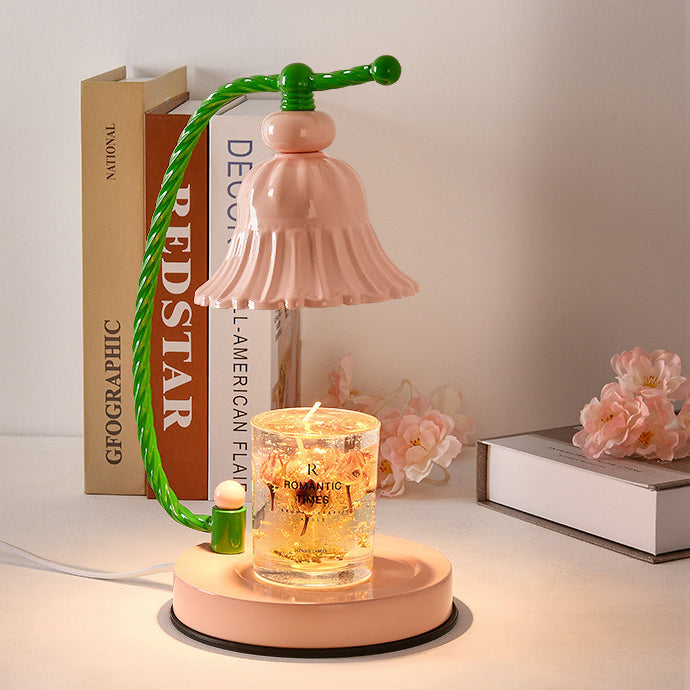 Creative Petal Design Scented Candle LED Melting Wax Table Lamp