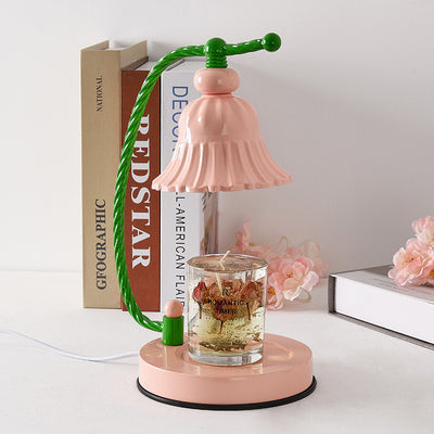 Creative Petal Design Scented Candle LED Melting Wax Table Lamp