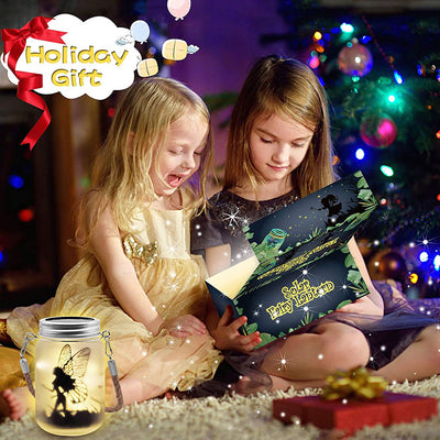 مصباح LED خارجي على شكل جرة زجاجية مثلجة من Solar Creative Fairy 