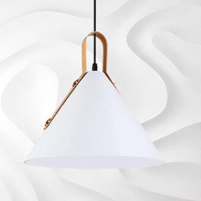 Nordisches minimalistisches Macaron-Farbkegel 1-Licht Pendelleuchte 