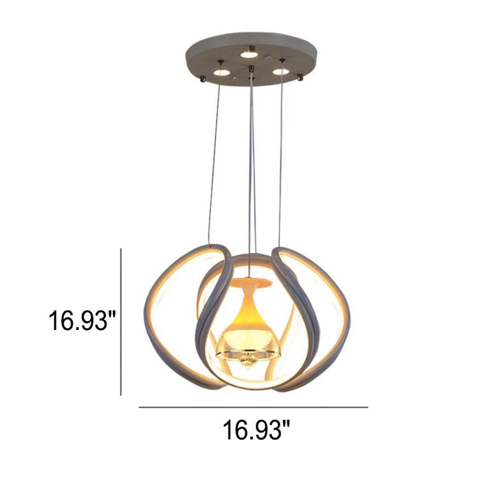 Lámpara de Araña LED de Combinación de Línea Creativa Nórdica 