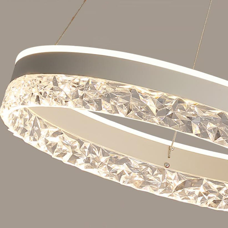 Modern Minimalist Ring Hollow Design LED Chandelier