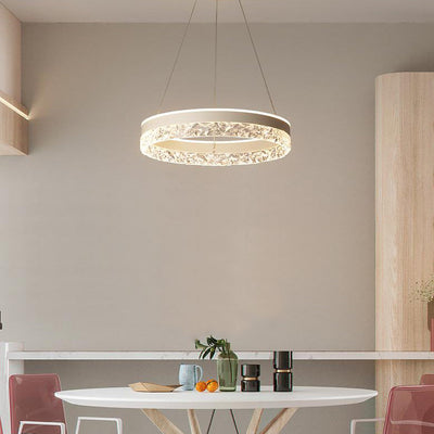 Modern Minimalist Ring Hollow Design LED Chandelier