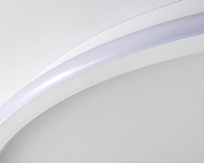 Moderne Acryl Runde Minimalistische LED-Deckenventilatorlampe 