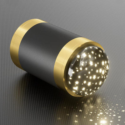 Modern Creative Iron Acrylic Cylindrical Starry Projection LED Pendant Light