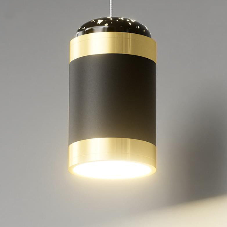 Modern Creative Iron Acrylic Cylindrical Starry Projection LED Pendant Light