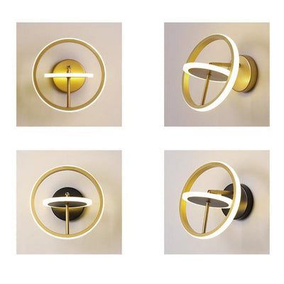 Nordische einfache Ring-Stereo-Kombinations-Design-LED-Wandleuchte 