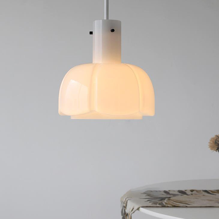 Vintage Glass Bud Design 1-Light Pendant Light