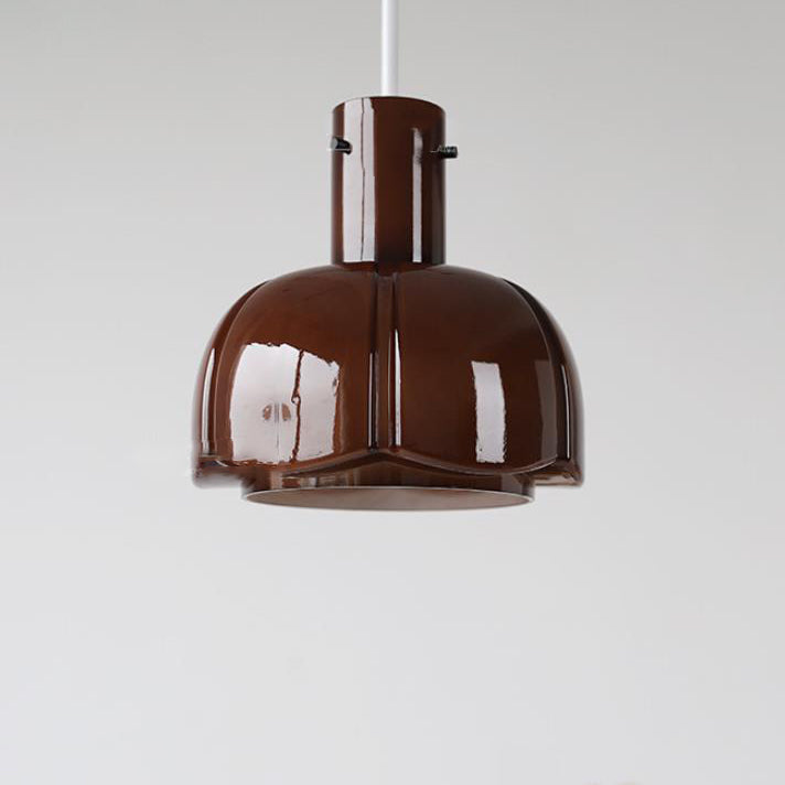 Vintage Glass Bud Design 1-Light Pendant Light