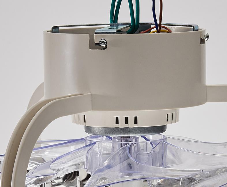 Nordic Simple Crystal Round Frame Design LED Flushmount Deckenventilator Licht 