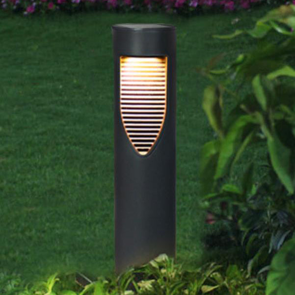 Solar Waterproof Cylinder Design LED Outdoor Landscape Decorative Lawn Light