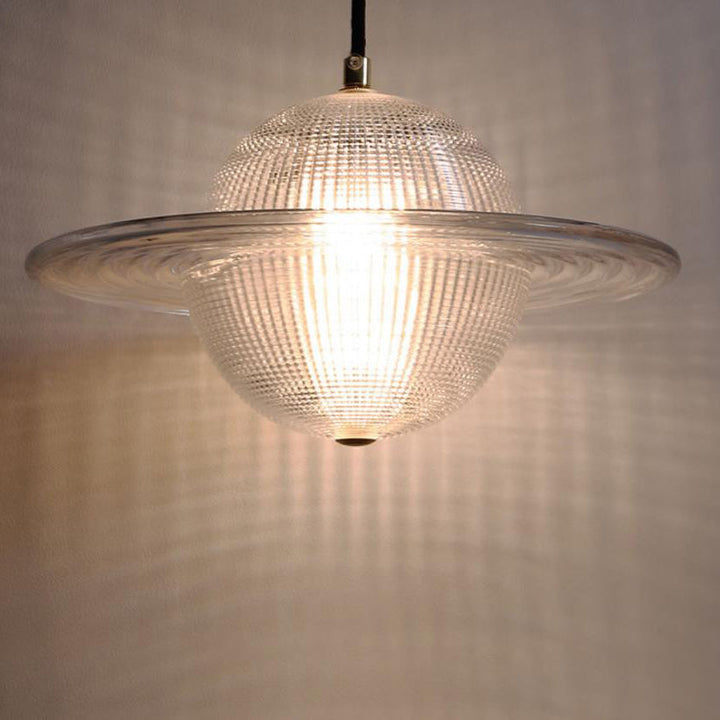 Lampe suspendue LED au design créatif en verre nordique 