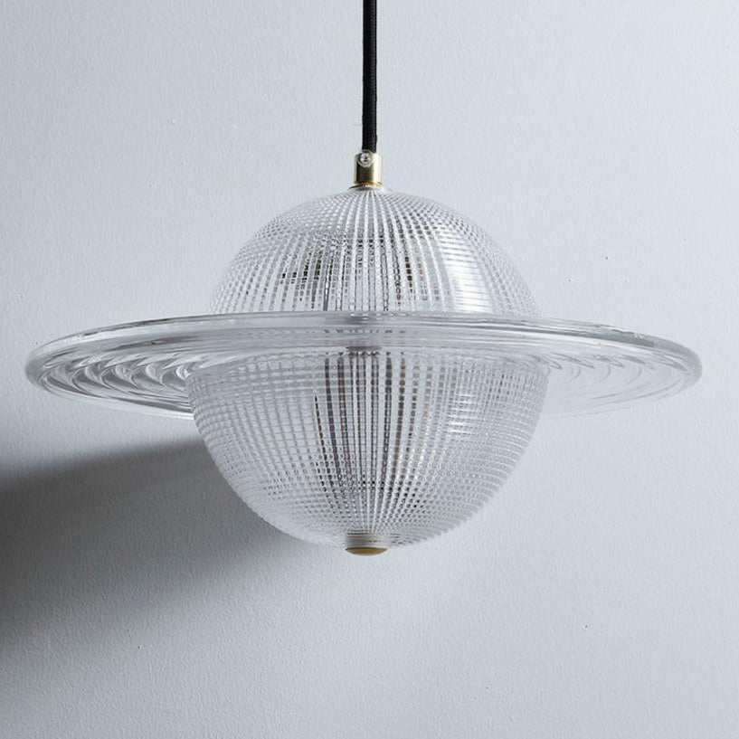 Lampe suspendue LED au design créatif en verre nordique 