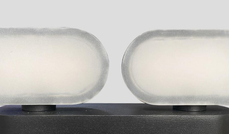 Modern Minimalist Aluminum Outdoor Double Head Adjustable LED Wall Sconce Lamp