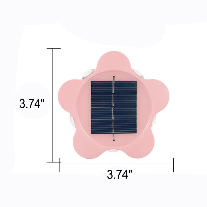 Lampe murale décorative étanche moderne pour extérieur en prune solaire 