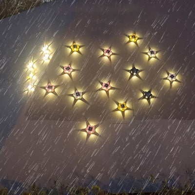 Lampe murale décorative étanche moderne pour extérieur en prune solaire 