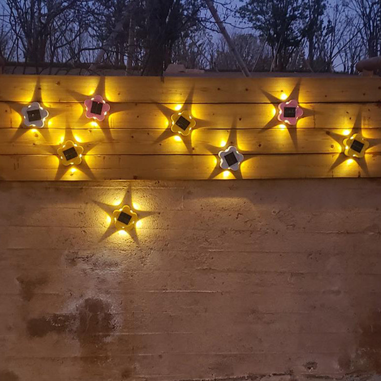 Lampe murale décorative étanche moderne pour extérieur en prune solaire 