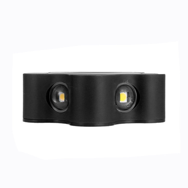 Lampe murale décorative étanche moderne pour extérieur en prune solaire 