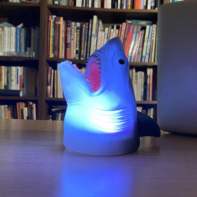 Creative Shark Silicone Pat LED Night Light Table Lamp