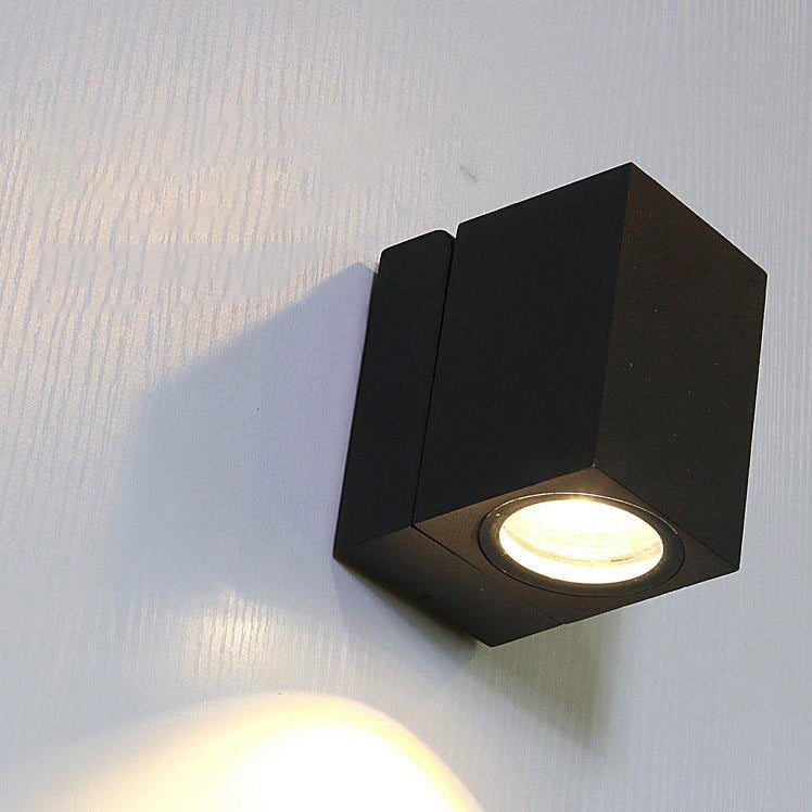 Moderne wasserdichte quadratische Scheinwerfer-im Freien verstellbarer Winkel LED-Garten-Wand-Leuchter-Lampe