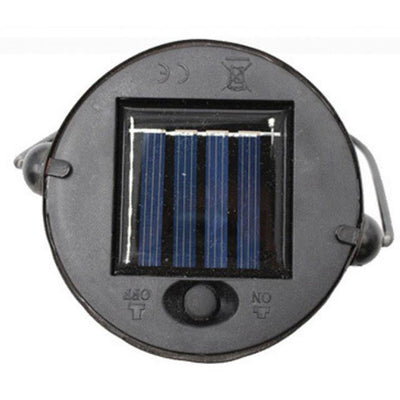 Modern Solar Iron Lantern Fireworks Projection LED Outdoor Waterproof Garden Light