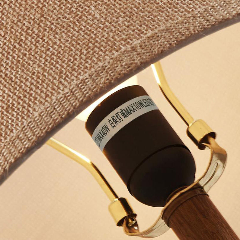 Lampe de Table à 1 Lumière avec Base en Résine et Tissu Méditerranéen Européen 