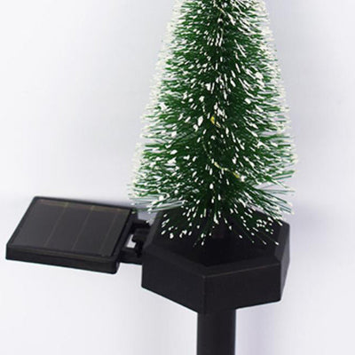 Moderne Solar-Weihnachtsbaum-Bodeneinsatz-Rasen-Dekorations-Landschaftslicht 