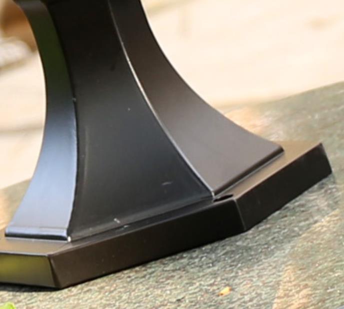 Farol clásico vintage para poste de cerca de aluminio y vidrio, luz exterior impermeable para patio y jardín 