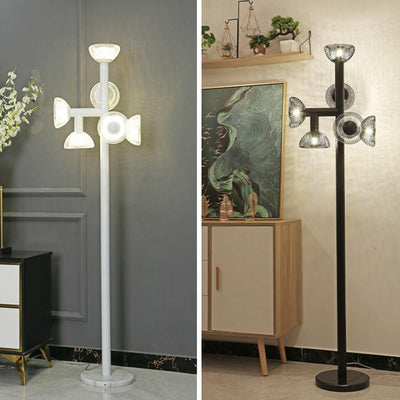 Modern Creative Speaker Shade 3/6 Light Standing Floor Lamp