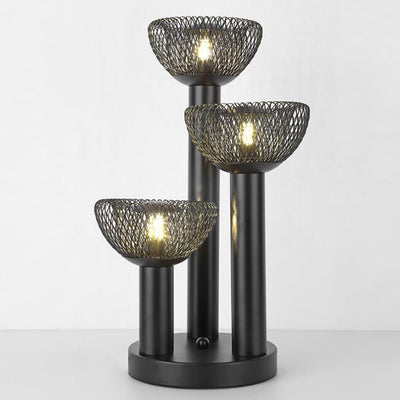 Modern Creative Speaker Shade 3/6 Light Standing Floor Lamp