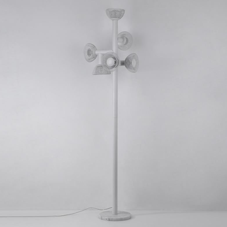 Modern Creative Speaker Shade 3/6 Light Standing Floor Lamp