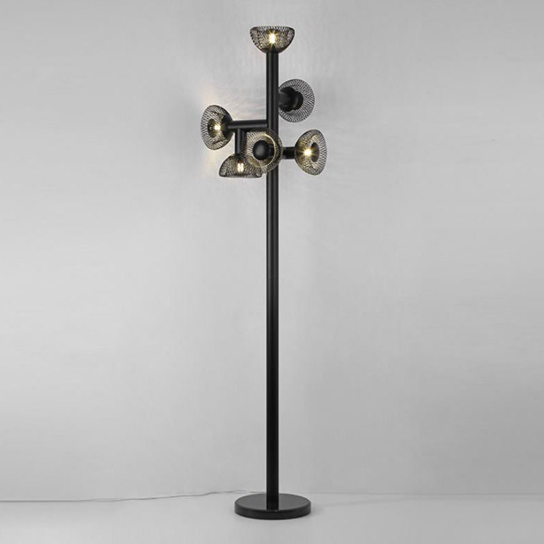 Modern Creative Speaker Shade 3/6 Light Standing Floor Lamp