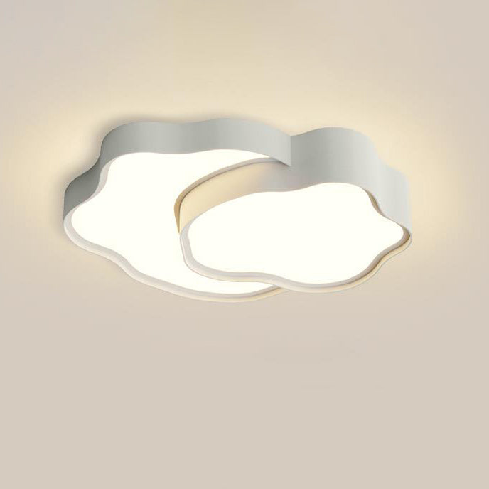 Nordic Minimalist Soft Cloud Design LED Flush Mount Ceiling Light