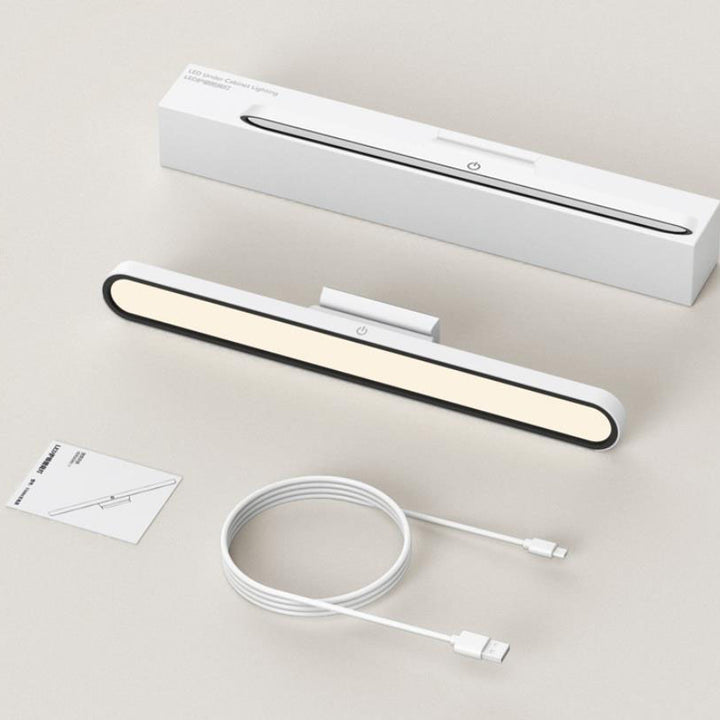 Lampe de bureau rechargeable magnétique longue barre à LED pour le soin des yeux 