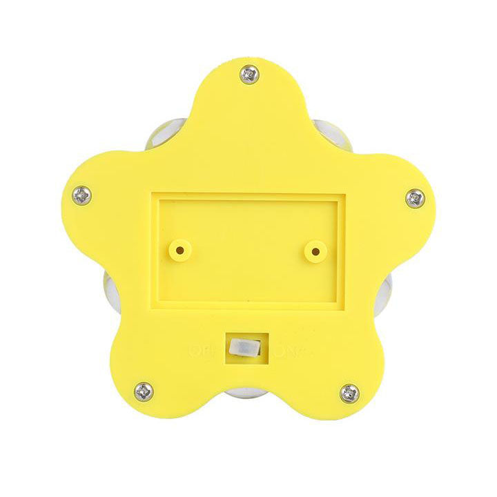 Lámpara de Aplique de Pared para Exterior LED Impermeable de Jardín Pentagrama Solar 