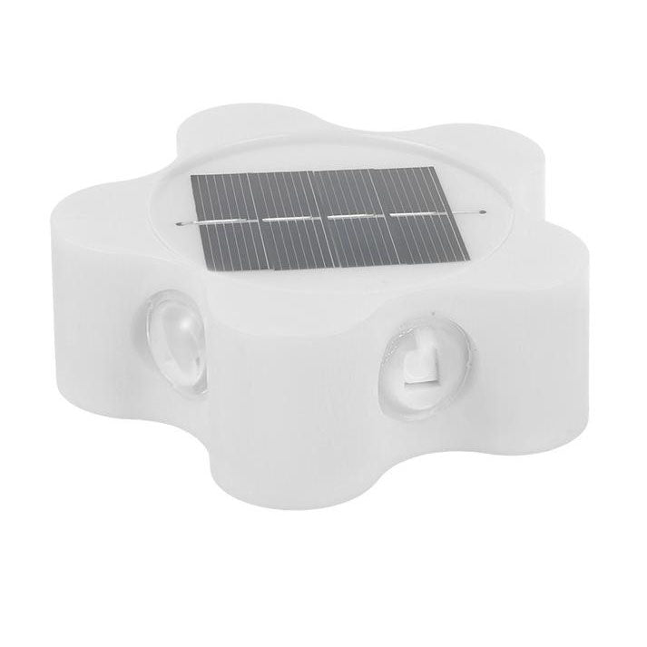 Lámpara de Aplique de Pared para Exterior LED Impermeable de Jardín Pentagrama Solar 