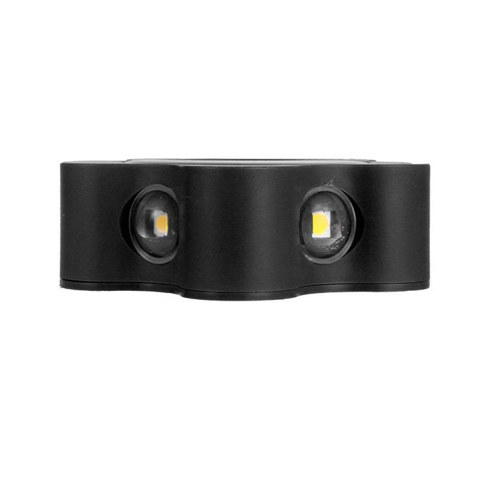 Lámpara de Aplique de Pared para Exterior LED Impermeable de Jardín Pentagrama Solar 