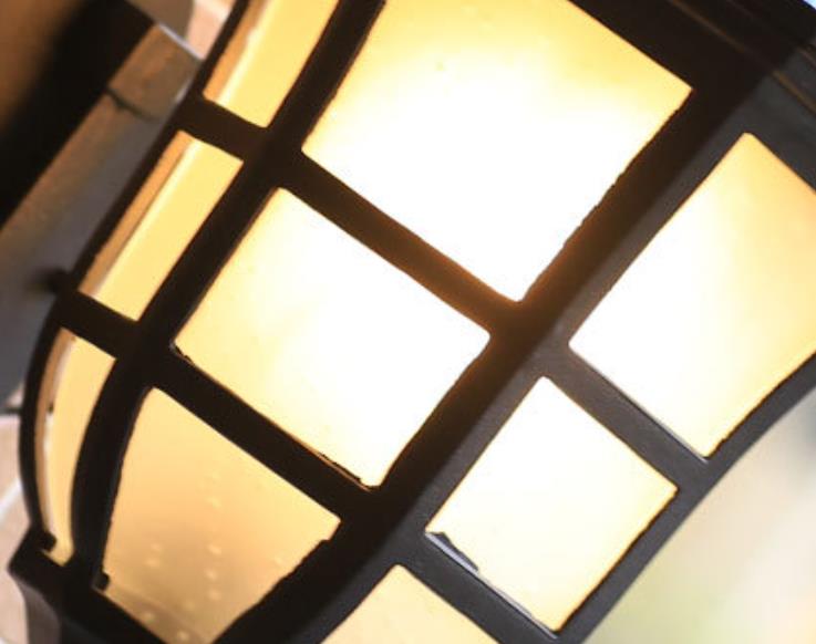 European Retro Outdoor Waterproof Anti-rust 1-Light Wall Sconce Lamp