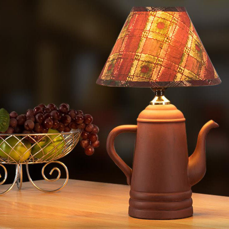 Nordic Retro Teapot Decorative Ceramic 1-Light Table Lamp