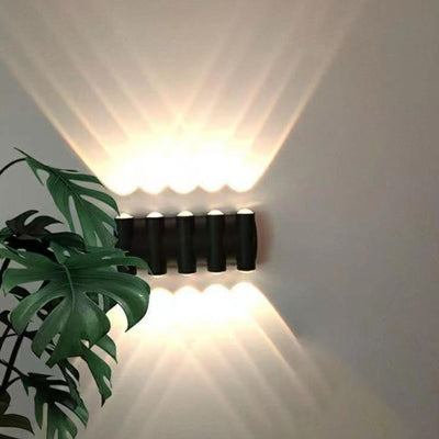 Modern Aluminum Telescope Waterproof Garden LED Outdoor Light Wall Sconce Lamp