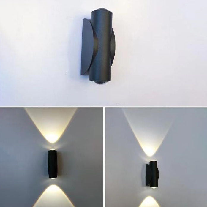 Modern Aluminum Telescope Waterproof Garden LED Outdoor Light Wall Sconce Lamp