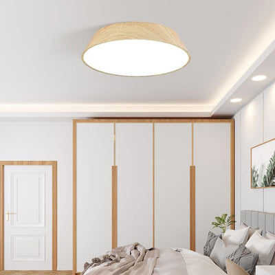 Neue chinesische runde LED-Deckenleuchte aus Schmiedeeisen aus Acryl 