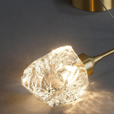 Modern Light Luxury Full Copper Crystal 1-Light Pendelleuchte 