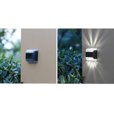 Outdoor Garden Patio Solar LED Wall Sconce Lamp