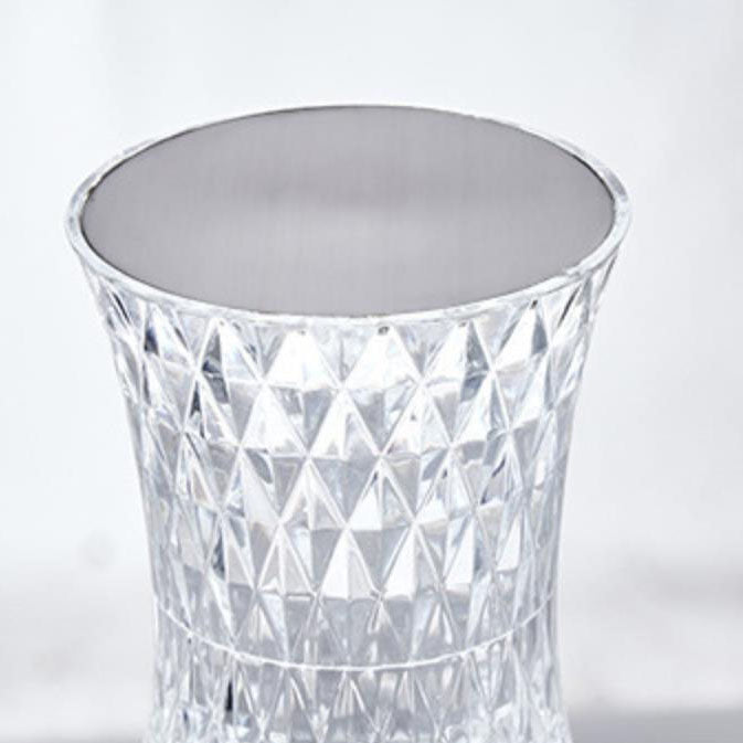 Vase Créatif Moderne Acrylique USB Rechargeable Lampe de Table à LED Tactile 