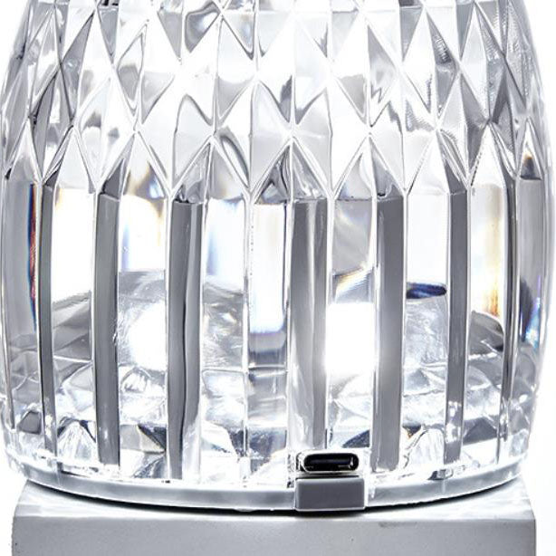 Vase Créatif Moderne Acrylique USB Rechargeable Lampe de Table à LED Tactile 
