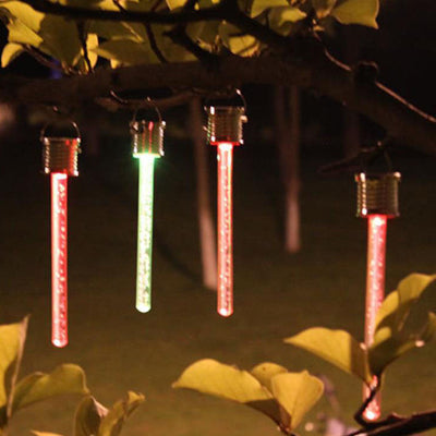Modern Acrylic Solar LED Outdoor Lawn Garden Patio Waterproof Hanging Light